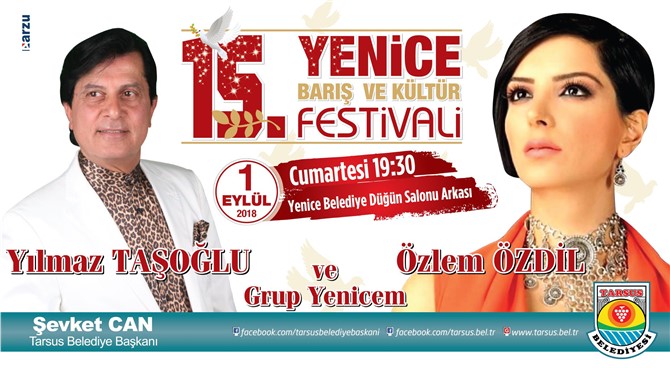 Yenice'deki Şenlik 1 Eylül Cumartesi Günü Saat 19.30'da